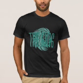 Die König Löwe Typografie Grafik T-Shirt (Vorderseite)