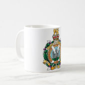 Die Könige Own Scottish Borderers Regiment Kaffeetasse (Vorderseite Links)