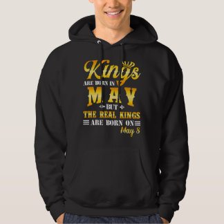 Die Könige sind im Mai Geboren, die wirklichen Kön Hoodie