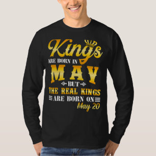 Die Könige sind im Mai Geboren, die wirklichen Kön T-Shirt