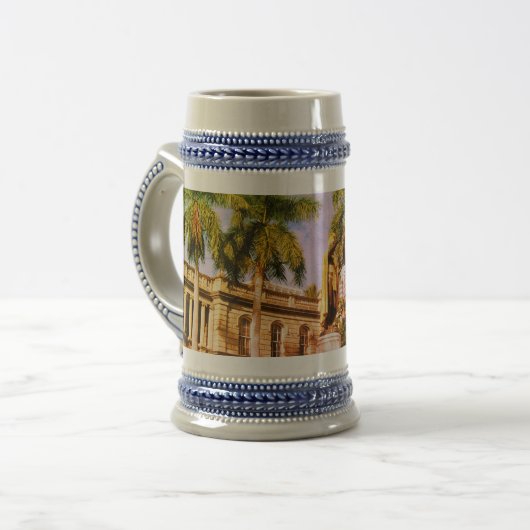 Die Könige Stein Bierglas (Vorderseite Links)