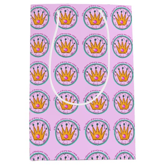 Die Königin aller Kleinigkeiten Mittlere Geschenktüte (Vorderseite)