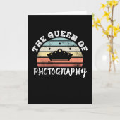 Die Königin der Fotografie Muttertagsgeschenke Karte (Gelbe Blume)