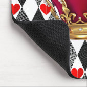 Die Königin der Herz-Maus-Pad Mousepad (Ecke)