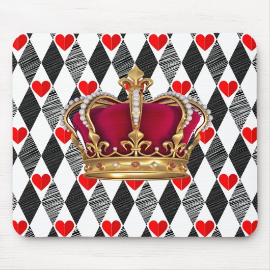 Die Königin der Herz-Maus-Pad Mousepad (Vorne)