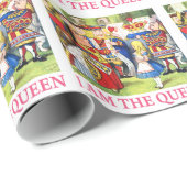 Die Königin der Herzen erklärt Alice, "ich bin die Geschenkpapier (Rolleneckpunkt)