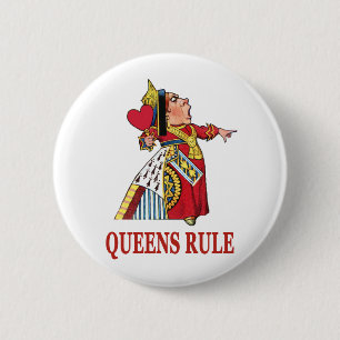 DIE KÖNIGIN DER HERZEN ERKLÄRT QUEENS-REGEL BUTTON
