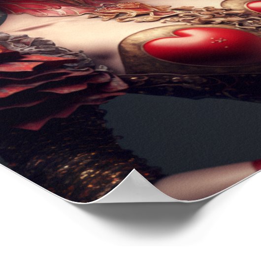 Die Königin der Herzen Poster (Ecke)