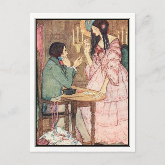 Die Königin der Herzen von Florenz Harrison Postkarte (Vorderseite)