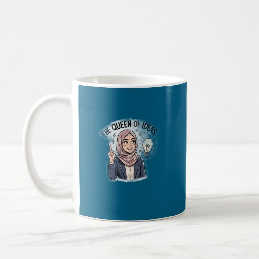 Die Königin der Ideen Kaffeetasse (Links)