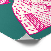 Die Königin der Kunst des Pops Poster (Ecke)