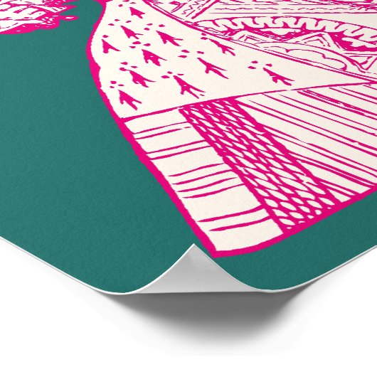 Die Königin der Kunst des Pops Poster (Ecke)