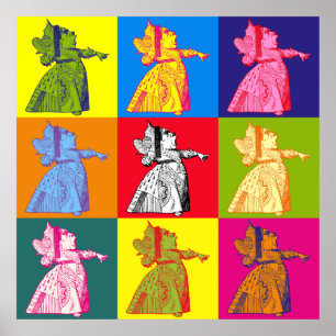 Die Königin der Kunst des Pops Poster