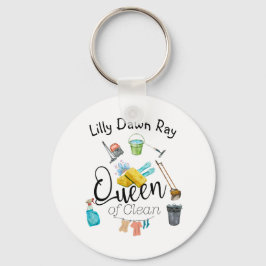 Die Königin der Sauberkeit Schlüsselanhänger