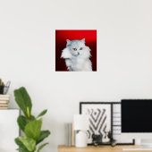 DIE KÖNIGIN DER WEISSEN KATZEN, DER ROTEN RUBY POSTER (Heimbüro)
