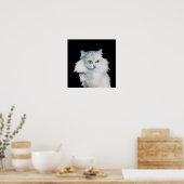 DIE KÖNIGIN DER WEISSEN KATZEN POSTER (Küche)