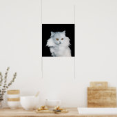 DIE KÖNIGIN DER WEISSEN KATZEN POSTER (Küche)