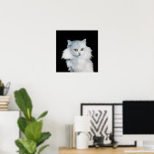 DIE KÖNIGIN DER WEISSEN KATZEN POSTER (Heimbüro)