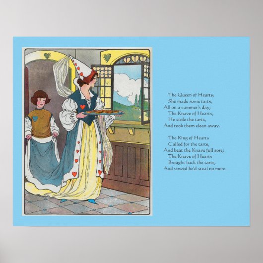 Die Königin des Herzens hat ein paar Tarnkappen ge Poster (Vorne)