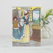 Die Königin des Herzens, sie hat ein paar Kuchen g Einladung (Stehend Vorderseite)