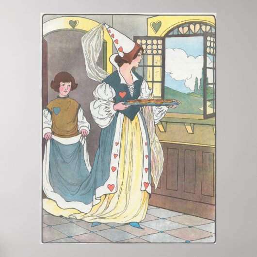 Die Königin des Herzens, sie hat ein paar Kuchen g Poster (Vorne)