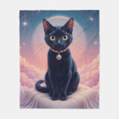 Die Königin des Schwarzen Katapults Fleecedecke (Vorderseite)