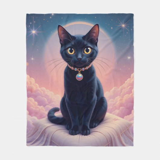 Die Königin des Schwarzen Katapults Fleecedecke (Vorderseite)