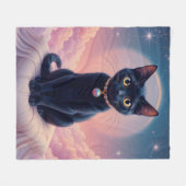 Die Königin des Schwarzen Katapults Fleecedecke (Vorderseite (Horizontal))