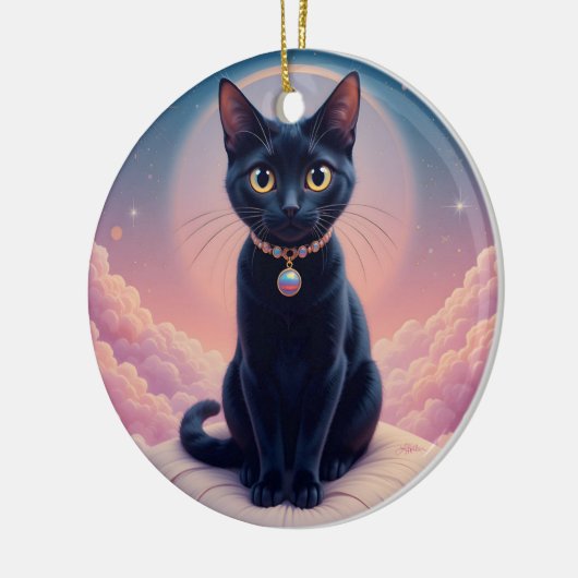 Die Königin des Schwarzen Katapults Keramik Ornament (Links)