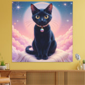 Die Königin des Schwarzen Katapults Leinwanddruck (Insitu (Wohnzimmer))