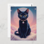 Die Königin des Schwarzen Katapults Postkarte (Vorne/Hinten)