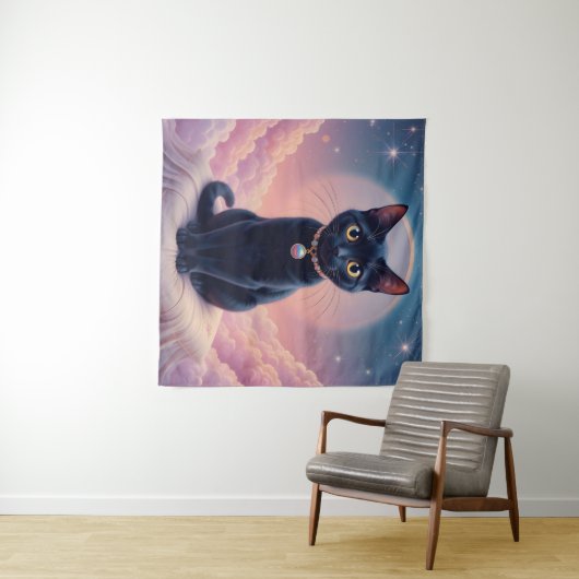 Die Königin des Schwarzen Katapults Wandteppich (Beispiel (Horizontal))