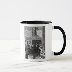 Die Königin, die Abdul Aziz investiert Tasse