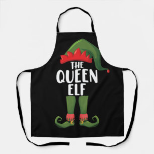 Die Königin-Elfe passende Familie Weihnachten Frau Schürze