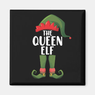 Die Königin-Elfe passende Familien-Weihnachten Fra Magnet