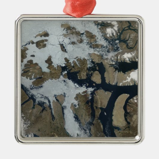 Die Königin-Elisabeth-Inseln Silbernes Ornament (Vorne)