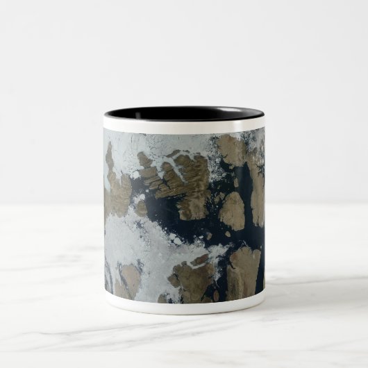 Die Königin-Elisabeth-Inseln Zweifarbige Tasse (Mittel)