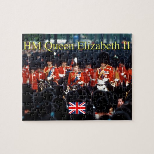 Die Königin Elizabeth II - ProFoto Puzzle (Horizontal)