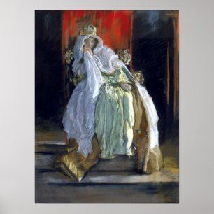 Die Königin in "Hamlet" Poster