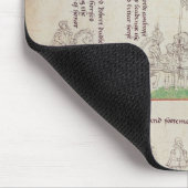 Die Königin in ihrer Sänfte Mousepad (Ecke)