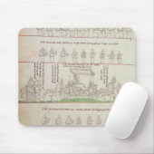 Die Königin in ihrer Sänfte Mousepad (Mit Mouse)