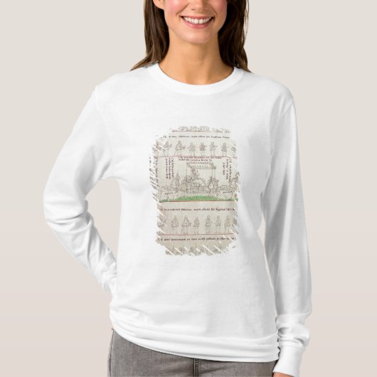 Die Königin in ihrer Sänfte T-Shirt (Vorderseite)