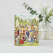 Die Königin ist gekommen! Und ist sie nicht wütend Postkarte (Stehend Vorderseite)