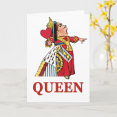 DIE KÖNIGIN KARTE (Gelbe Blume)