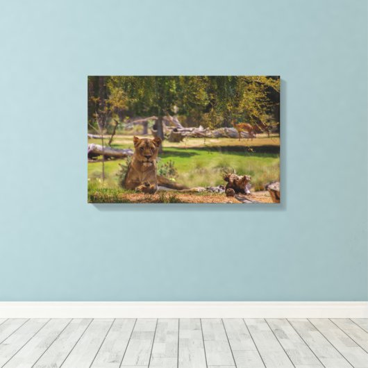 Die Königin Leinwanddruck (Insitu (Holzboden))