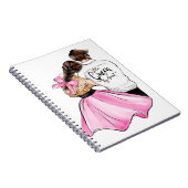 Die Königin meines Herzvalentiner-Tagespaares in d Notizblock (Rechte Seite)