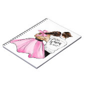 Die Königin meines Herzvalentiner-Tagespaares in d Notizblock (Linke Seite)