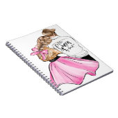 Die Königin meines Herzvalentiner-Tagespaares in d Notizblock (Rechte Seite)