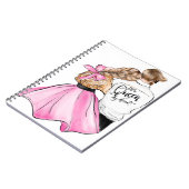 Die Königin meines Herzvalentiner-Tagespaares in d Notizblock (Linke Seite)