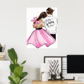 Die Königin meines Herzvalentiner-Tagespaares in d Poster (Heimbüro)